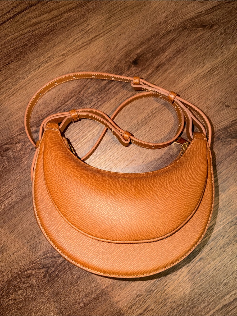 JW PEI crescent bag in tan